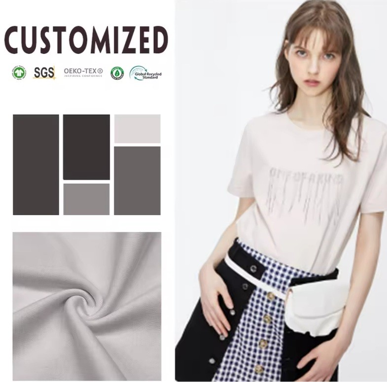 OEM&ODM New-developed Anti-Wrinkle 72% Cotton 28% Sorona Jersey Fabric for Sportswear Fabric