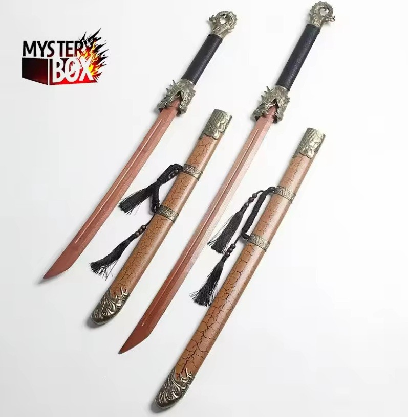 High Quality Anime Cosplay Swords Tang Hengdao Wood PVC ABS Cos Prop Collection Toys Knife Short Long Style Swords