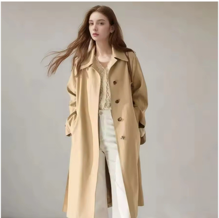 Sustainable Eco Friendly Linen-Blend Solid Mid Rise Drawstring Pocket Wide Leg Blazer Women Workwear Clothes Online Wholesale