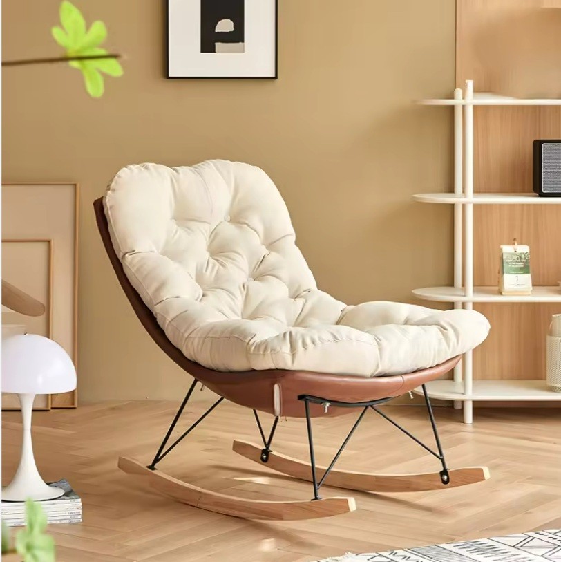 Comfort Living Room Chair Rocking Chair Modern Extra Wide Rocking Chair
